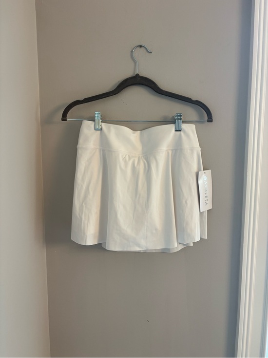 Athleta Dresses & Skirts - Athleta White Mini Skort with Flared Hem